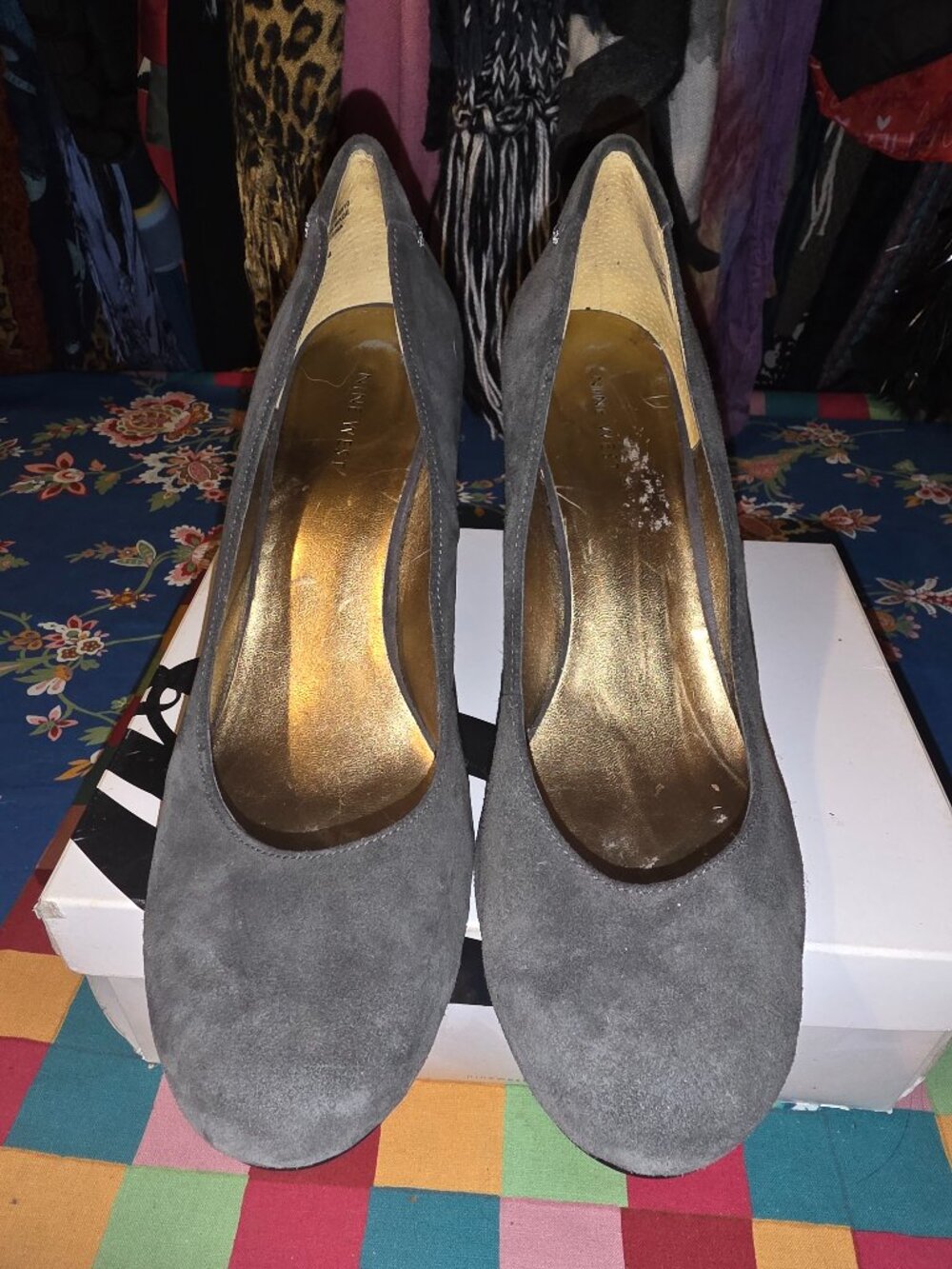 Nine West Women's Mooch Suede Dress Sandal - Size 11